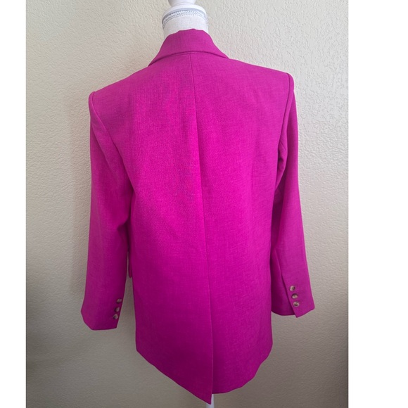 Saint Art Jackie oversized blazer in fuchsia Size Small - Picture 2 of 7